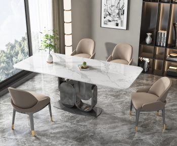 Modern Dining Table And Chairs-ID:950689082