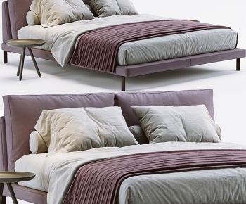 Modern Double Bed-ID:876776937