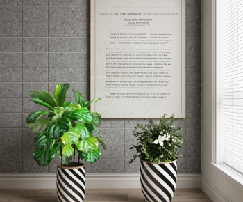 Modern Ground Green Plant Potted Plants-ID:390875103