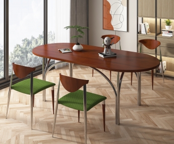 Modern Dining Table And Chairs-ID:799386028