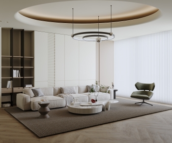 Modern A Living Room-ID:381330974