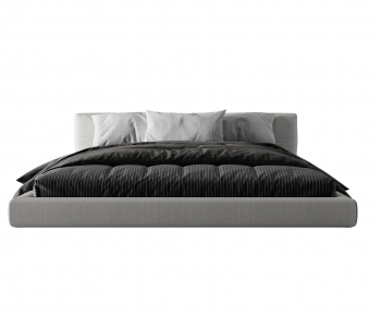 Modern Double Bed-ID:252676015