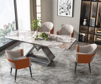 Modern Dining Table And Chairs-ID:181699047