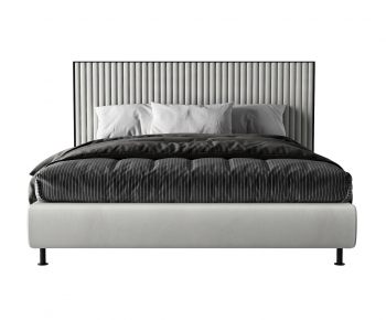 Modern Double Bed-ID:342679028