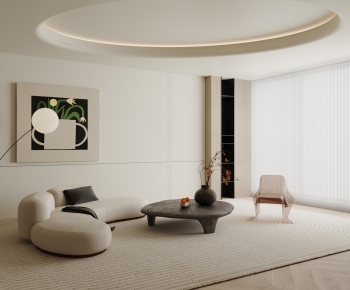 Modern A Living Room-ID:136528022