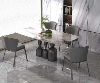 Modern Dining Table And Chairs-ID:460201031