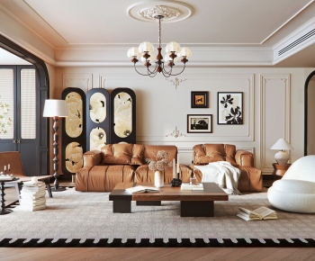 French Style A Living Room-ID:289896974