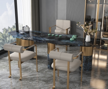 Nordic Style Tea Tables And Chairs-ID:235450036