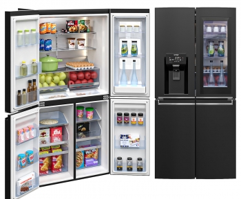 Modern Refrigerator Freezer-ID:498380901