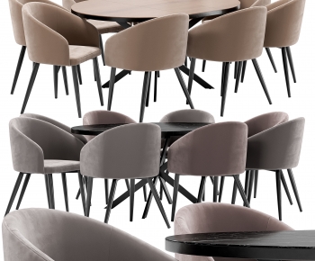 Modern Dining Table And Chairs-ID:482956896