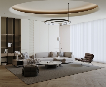 Modern A Living Room-ID:291353945