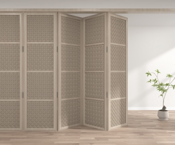 Modern Wooden Screen Partition-ID:396359924