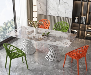 Modern Dining Table And Chairs-ID:114560181