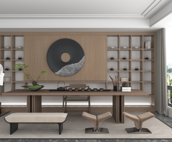 New Chinese Style Tea House-ID:505960946