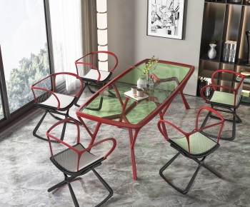 Modern Dining Table And Chairs-ID:510293967