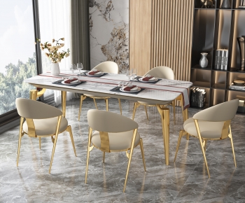 Modern Dining Table And Chairs-ID:423223023