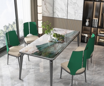 Modern Dining Table And Chairs-ID:594921187