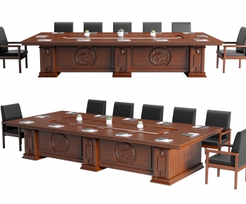 New Chinese Style Conference Table-ID:181010967