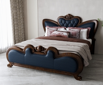 American Style Double Bed-ID:232269051