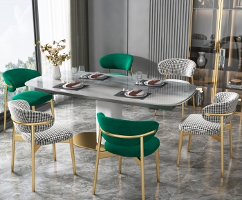 Modern Dining Table And Chairs-ID:403931156