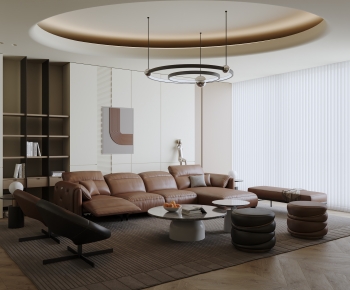 Modern A Living Room-ID:404710841