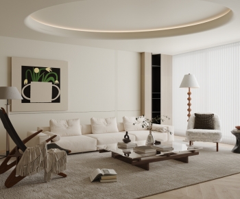 Modern A Living Room-ID:365722898