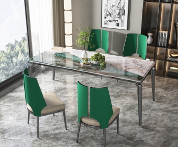 Modern Dining Table And Chairs-ID:960181951