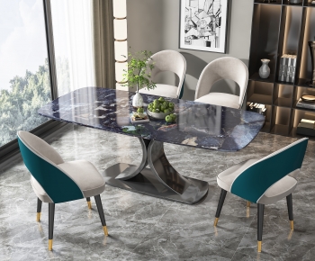 Modern Dining Table And Chairs-ID:386379002