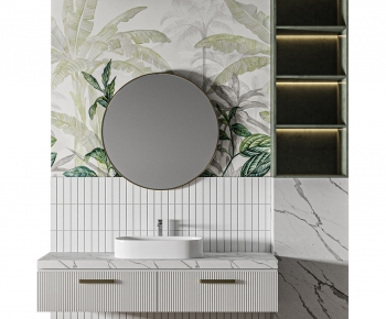 Modern Bathroom Cabinet-ID:400625948