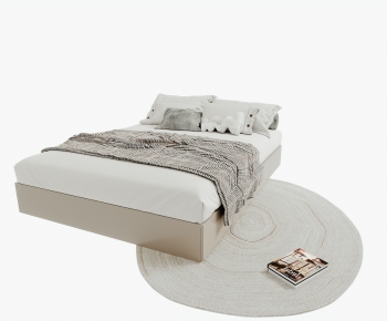 Modern Double Bed-ID:830501089