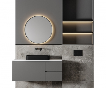 Modern Bathroom Cabinet-ID:150837908