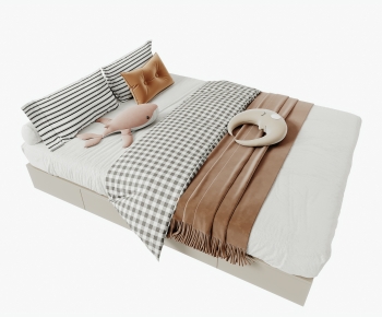 Modern Double Bed-ID:756450899