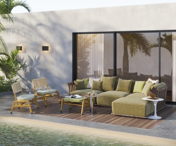 Modern Outdoor Sofa-ID:435911894