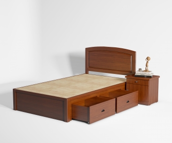 Modern Single Bed-ID:254214051