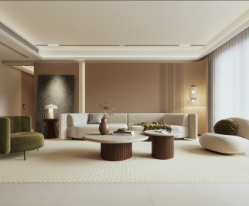 Modern A Living Room-ID:876627925