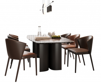 Modern Dining Table And Chairs-ID:217716934