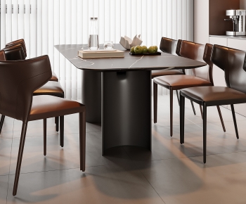 Modern Dining Table And Chairs-ID:151623967