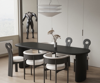 Modern Dining Table And Chairs-ID:888750088