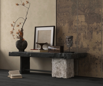 Wabi-sabi Style Console-ID:347017051