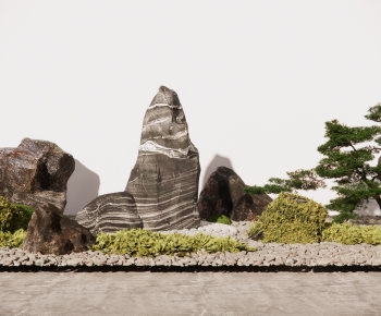 New Chinese Style Rockery Waterscape-ID:807715891