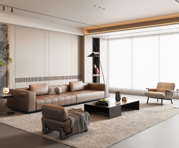 Modern A Living Room-ID:804599054