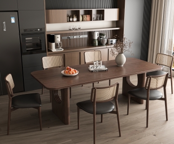 Modern Dining Table And Chairs-ID:548326976