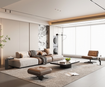 Modern A Living Room-ID:988277914