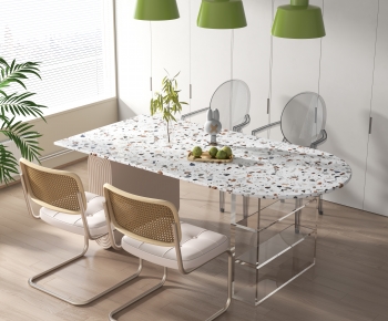 Modern Dining Table And Chairs-ID:595817099