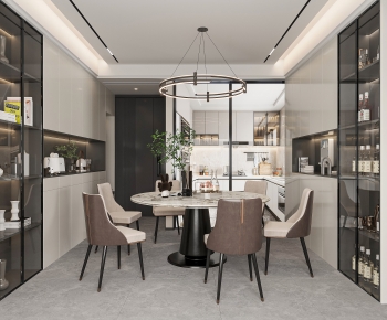 Modern Dining Room-ID:128931051