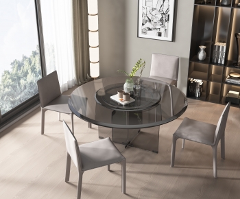 Modern Dining Table And Chairs-ID:534960994