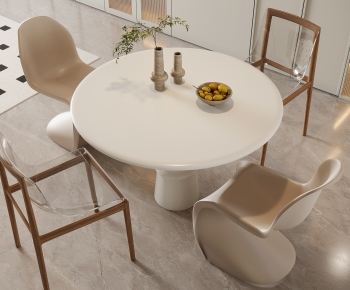 Modern Dining Table And Chairs-ID:468581915