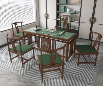 New Chinese Style Tea Tables And Chairs-ID:708683971