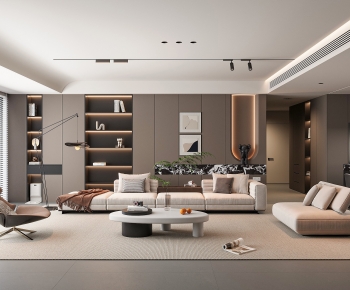 Modern A Living Room-ID:203941112