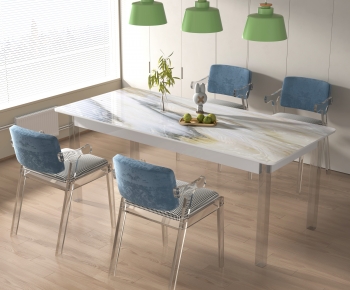 Modern Dining Table And Chairs-ID:947556972